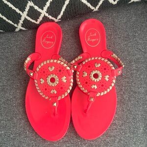 Jack Rogers jelly sandals
